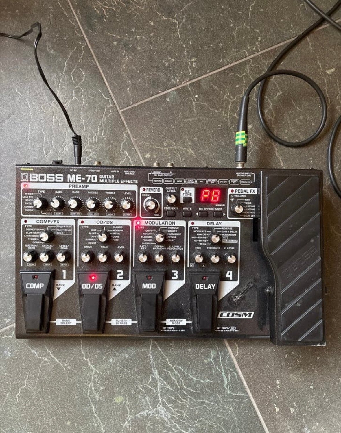 BOSS ME-70 Gitaar Multi-effectpedaal, Muziek en Instrumenten, Ophalen of Verzenden, Gebruikt, Multi-effect
