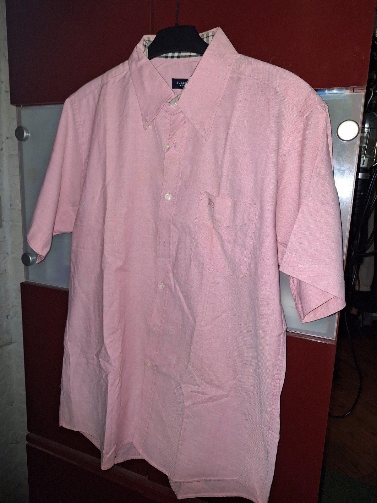 Burberry herenoverhemd, Ophalen of Verzenden, Zo goed als nieuw, Halswijdte 39/40 (M)