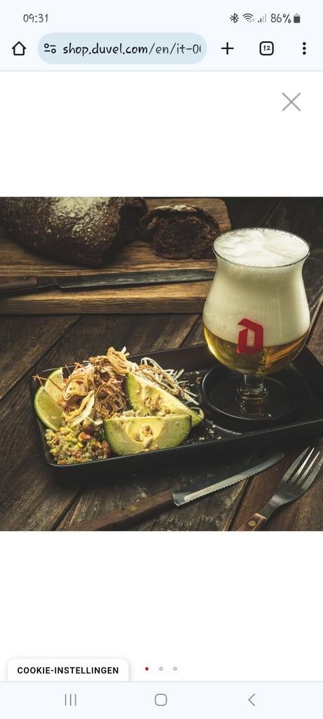 Duvel Apero Plate, Ophalen of Verzenden, Nieuw, Glas of Glazen, Duvel