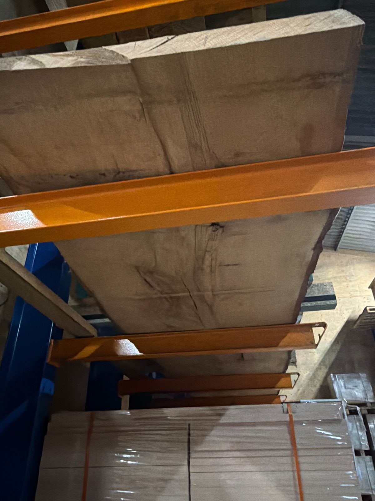 Eiken boomstamplak 500x75x5cm + gratis stuk 100cm, Doe-het-zelf en Verbouw, Hout en Planken, Ophalen, Eiken, Nieuw, Plank