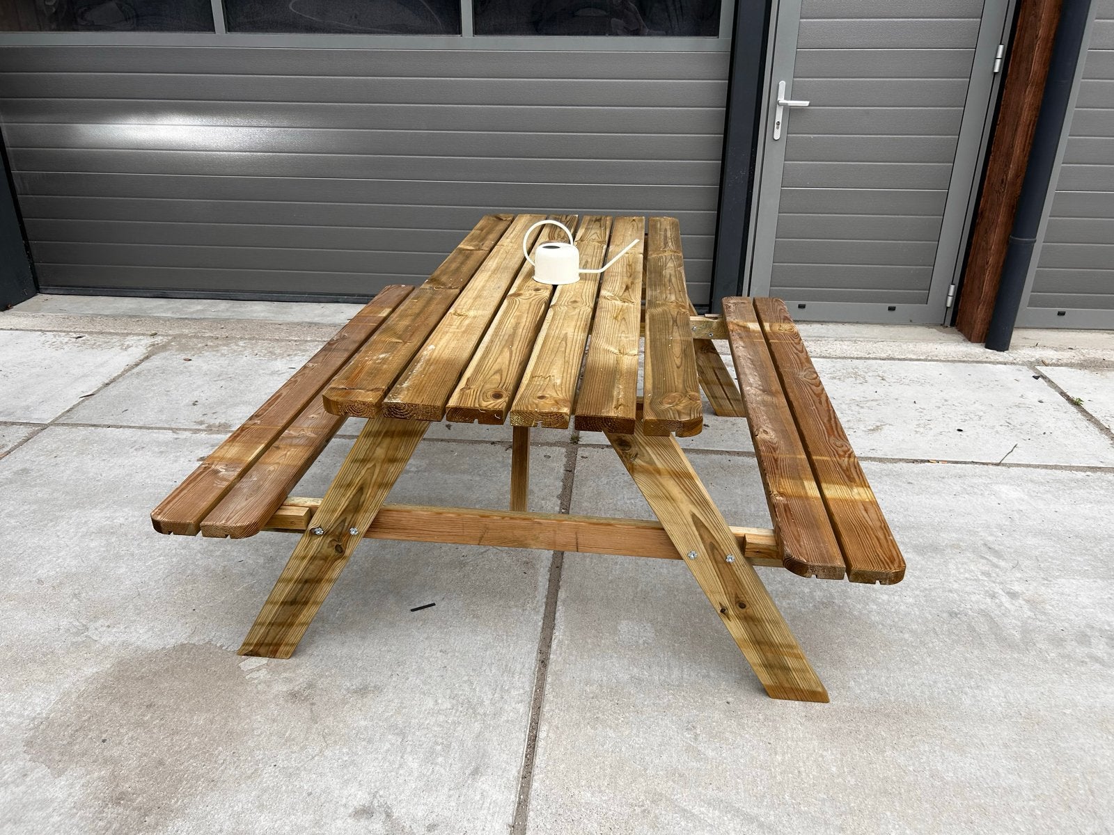 Robuuste picknicktafel 180 cm - FSC grenenhout, Ophalen, ., Nieuw, .