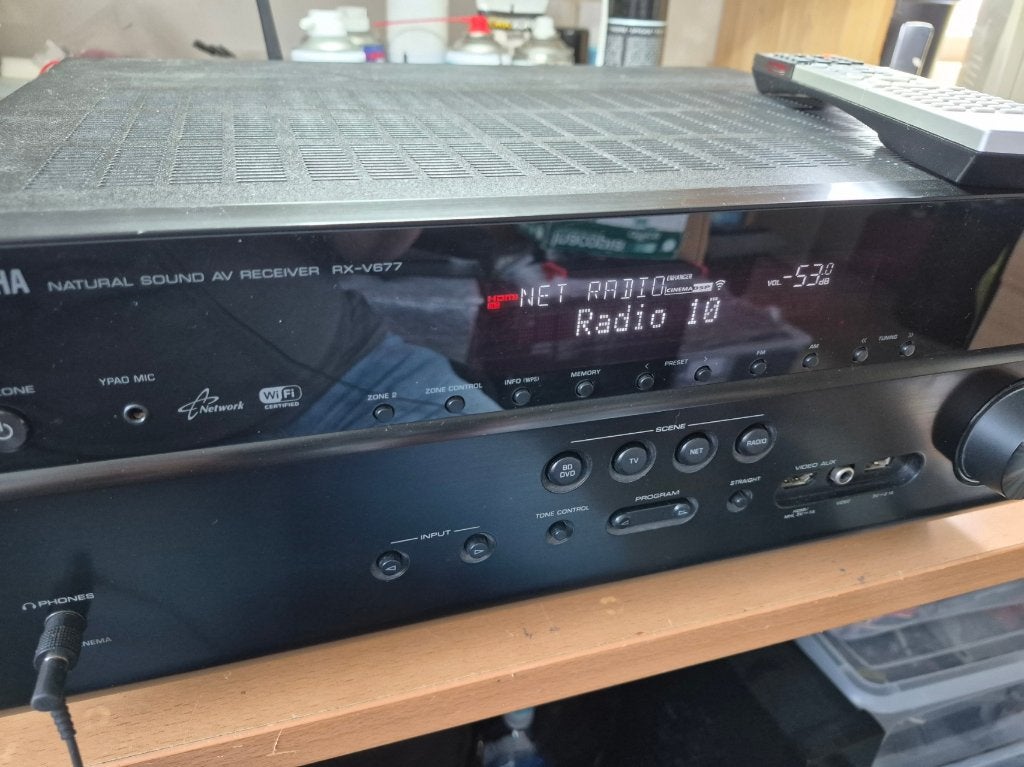 Yamaha RX-V677 7.2 Receiver, Audio, Tv en Foto, Versterkers en Receivers, Yamaha, Ophalen of Verzenden, Zo goed als nieuw, 60 tot 120 watt