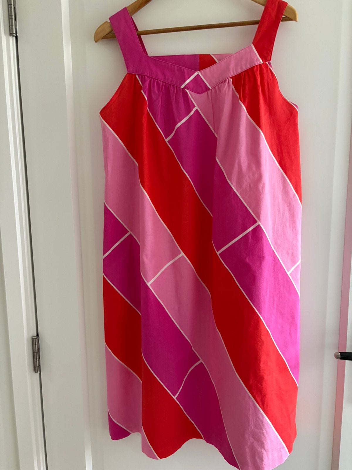 Vintage Ania by Kaunotar jurk mt 44 finland, Verzenden, Zo goed als nieuw, Maat 42/44 (L), Onder de knie