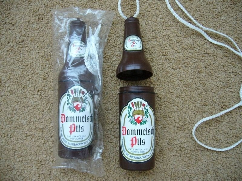 Dommelsch Pils waterdichte koker uit de jaren 70 nog nieuw, Ophalen of Verzenden, Zo goed als nieuw