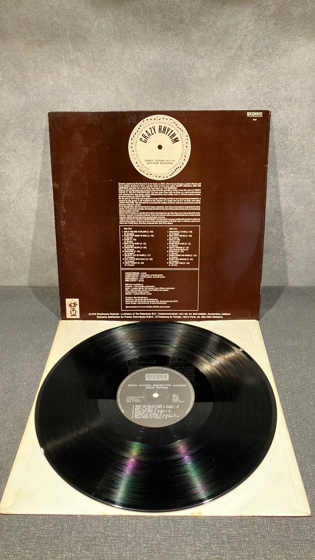 Crazy Cavan and the Rhythm Rockers - Crazy Rhythm, LP, Gebruikt, Overige genres, Ophalen of Verzenden