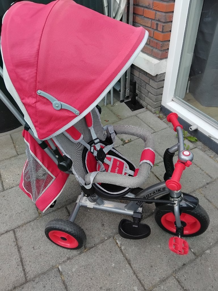 Wandel Wagen Drie Wieler Kind, Ophalen, Zo goed als nieuw, Terugtraprem, Onbekend