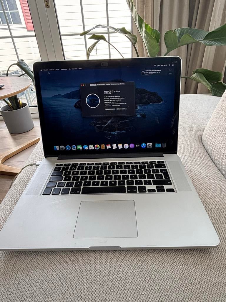 MacBook Pro 17 inch (2012) - macOS Catalina, Computers en Software, Apple Macbooks, Gebruikt, 256 GB, 2 tot 3 Ghz, Qwerty