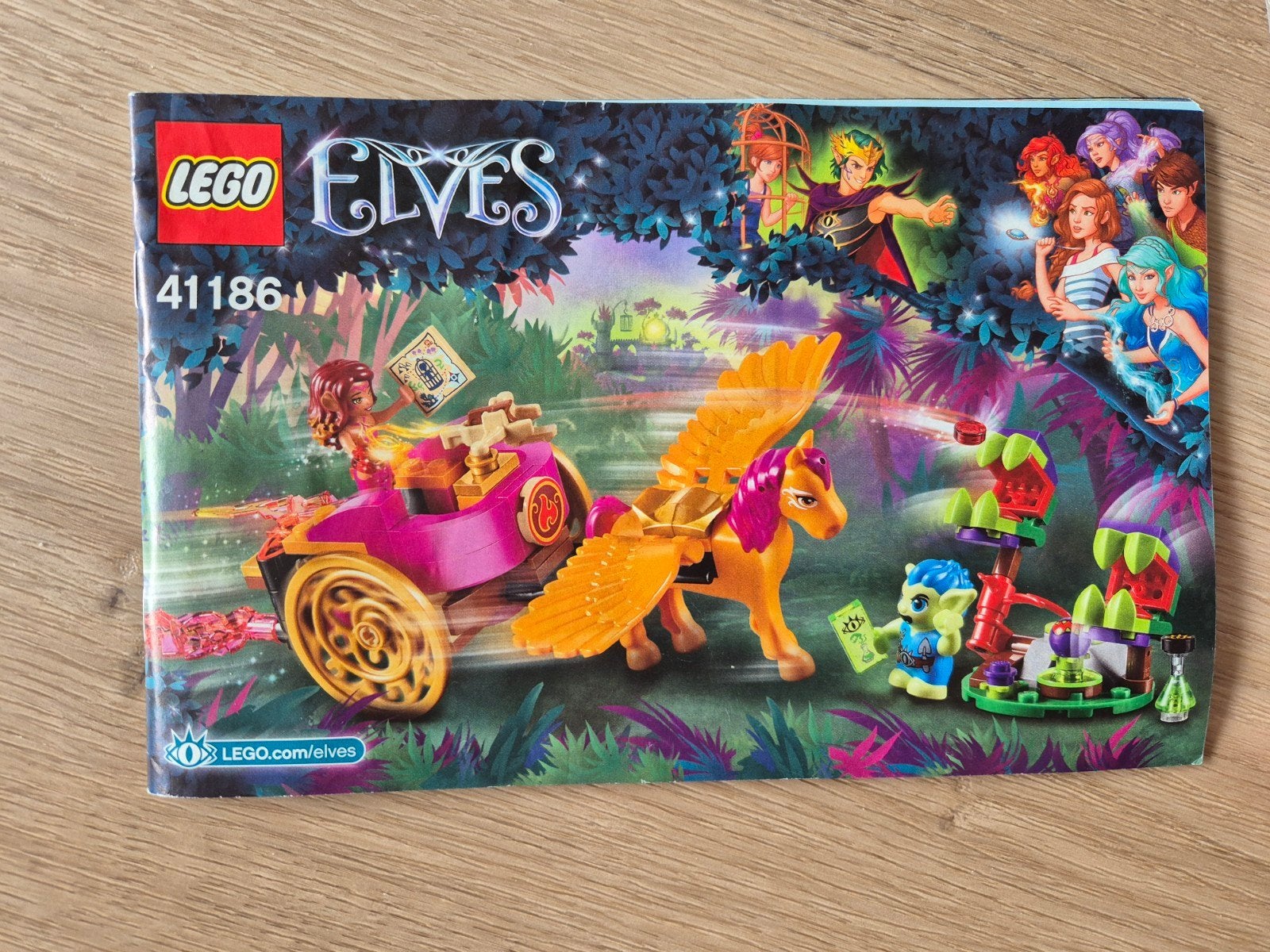 Lego Elves 41186 - Azari & de Vuurvos, Overige thema's, Lego, Compleet, Ophalen of Verzenden