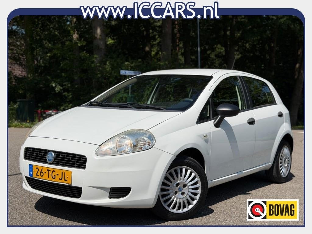 Fiat GRANDE PUNTO 1.4 Dynamic - Airco - 5 deurs - Zeer netje, Auto's, Fiat, Voorwielaandrijving, 400 kg, Grande Punto, Wit