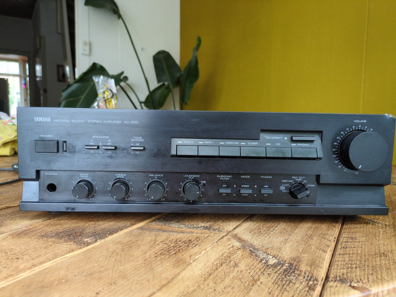 Yamaha Natural Sound Stereo Amplifier AX-500, Ophalen, Gebruikt, Yamaha, 60 tot 120 watt