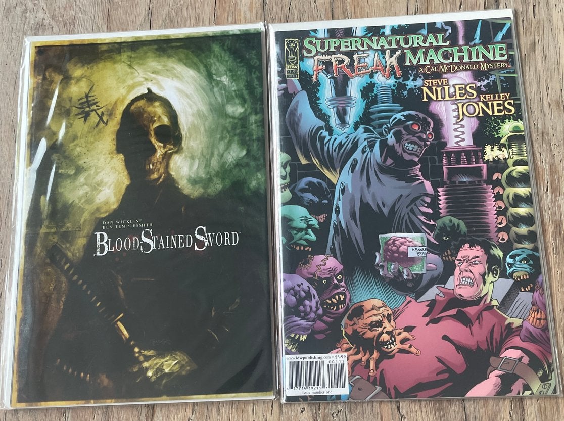 Blood Stained Sword & Supernatural Freak Machine Comics, Meerdere stripboeken, Ophalen of Verzenden, Zo goed als nieuw
