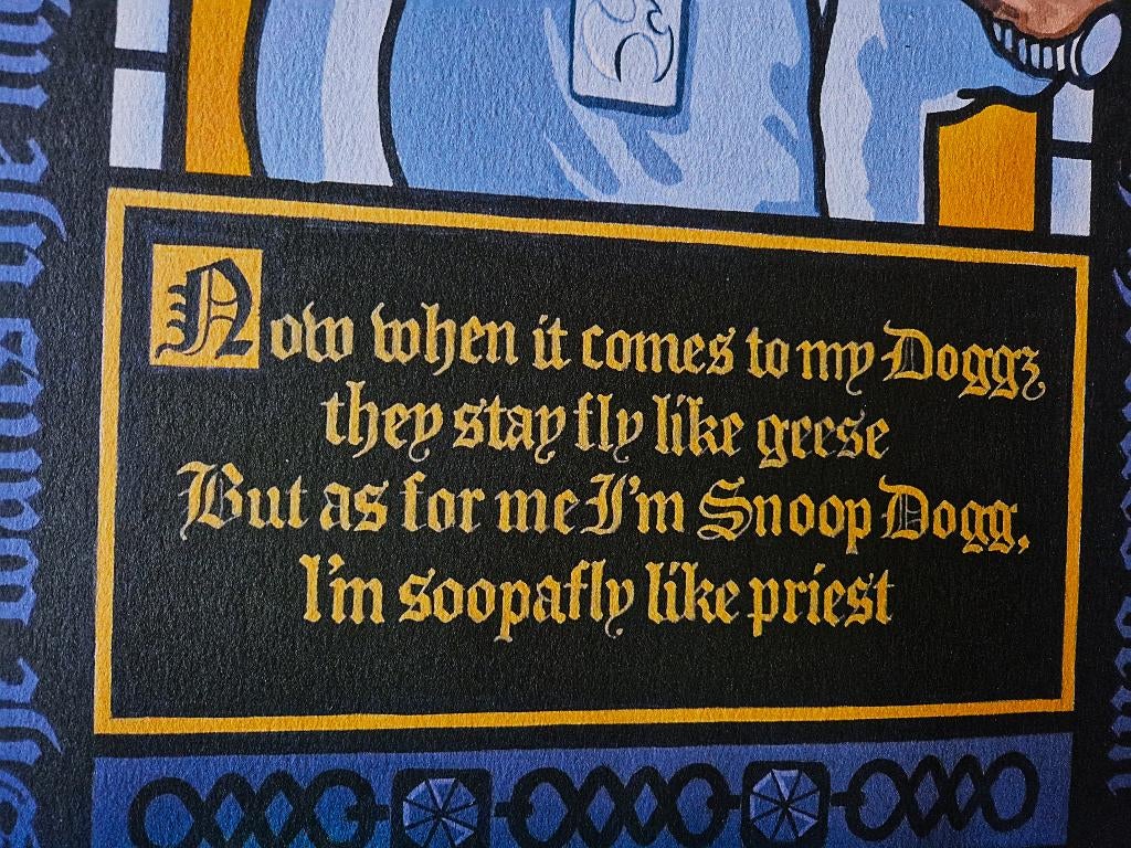 Unieke zeefdruk Snoop Dogg 'Amsterdam' zeer kleine oplage!, Antiek en Kunst, Ophalen of Verzenden