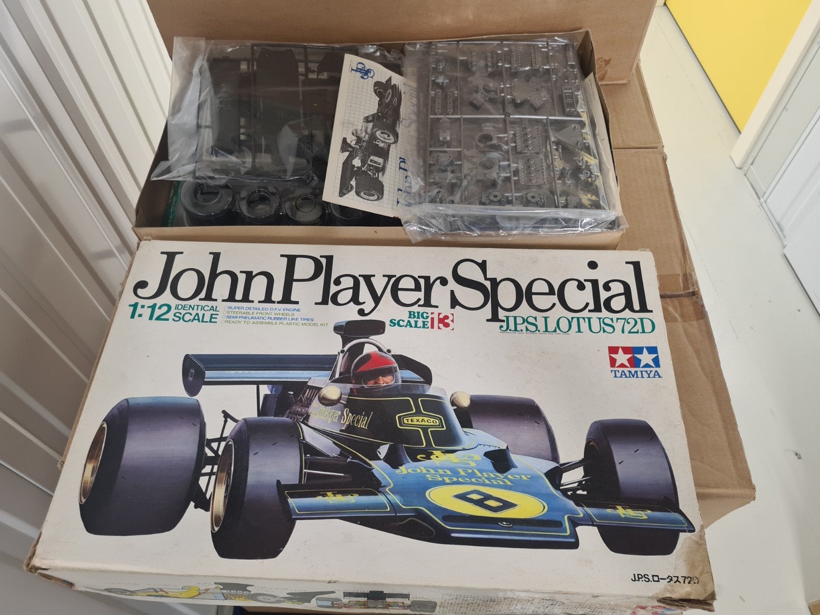 Tamiya big scale JPS Lotus 72 D, nieuw, Auto, Groter dan 1:32, Nieuw, Ophalen of Verzenden