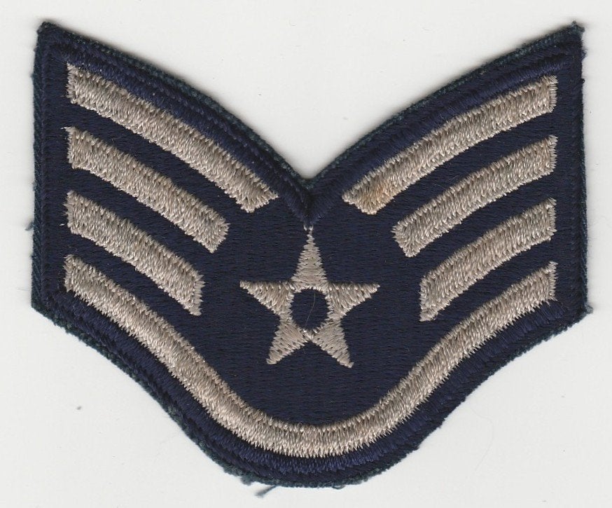 rang US Air Force (USAF) - Staff Sergeant, Ophalen of Verzenden, Luchtmacht, Amerika, Embleem of Badge