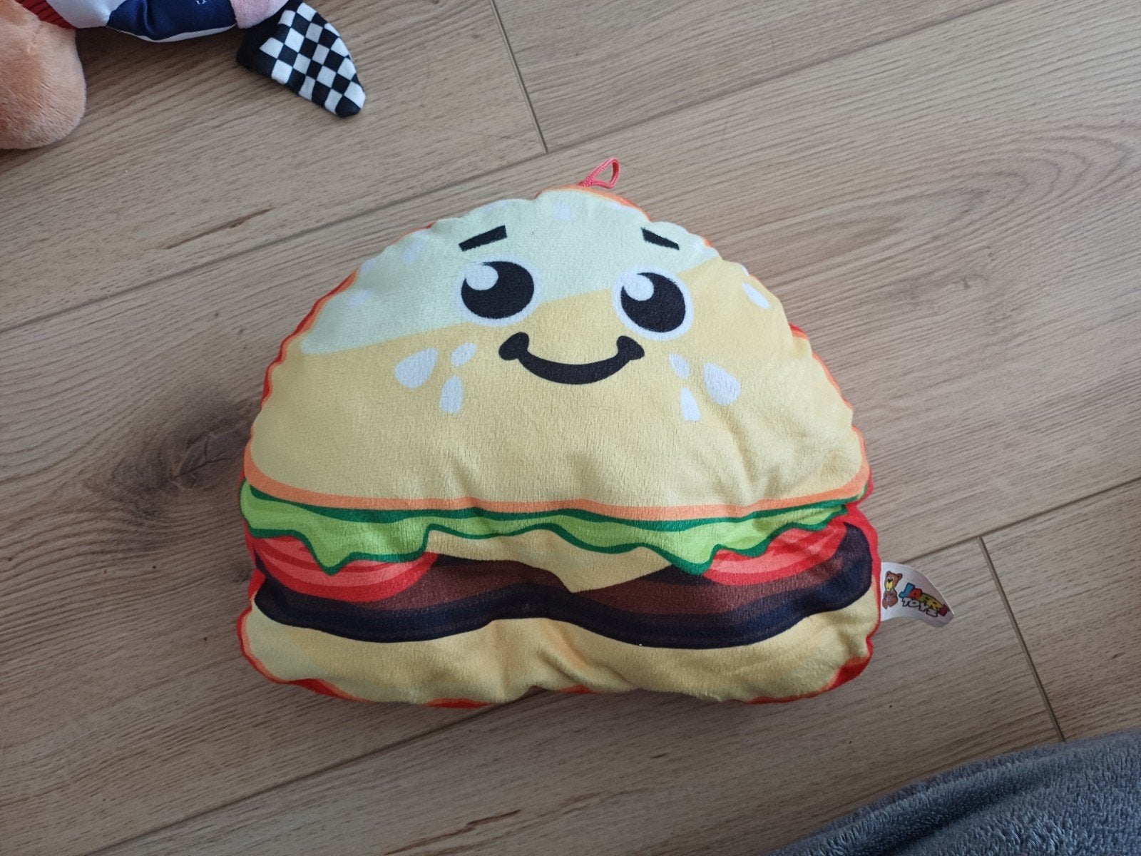 Hamburger knuffel/ kussen, Ophalen of Verzenden, Zo goed als nieuw