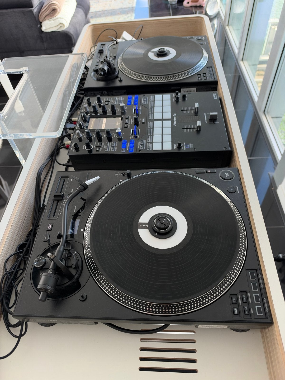 Complete Pioneer DJ Scratch Set: PLX-CRSS12, DJM-S11, Ortofo, Ophalen, Zo goed als nieuw, Dj-set, Pioneer
