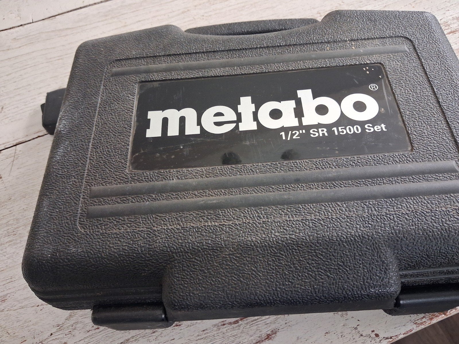 Te koop pneumatische slagmoersleutel metabo 1/2 SR1500 set, Ophalen of Verzenden, Zo goed als nieuw