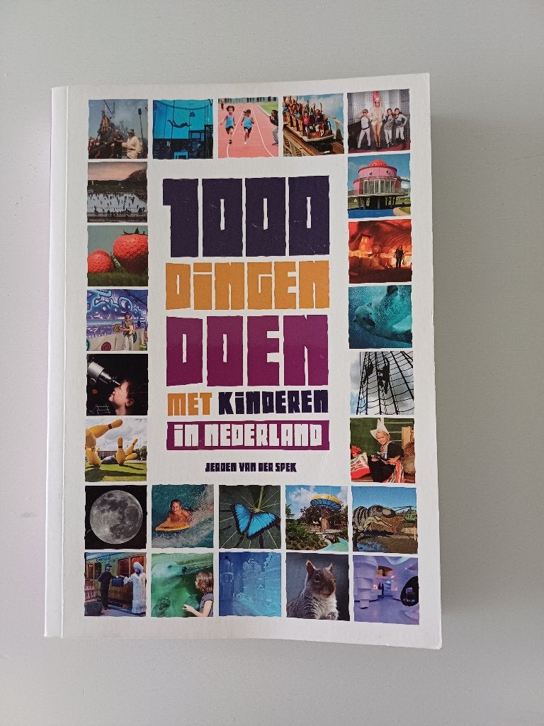 1000 dingen doen met kinderen in Nederland, Overige merken, Ophalen of Verzenden, Zo goed als nieuw, Reisgids of -boek