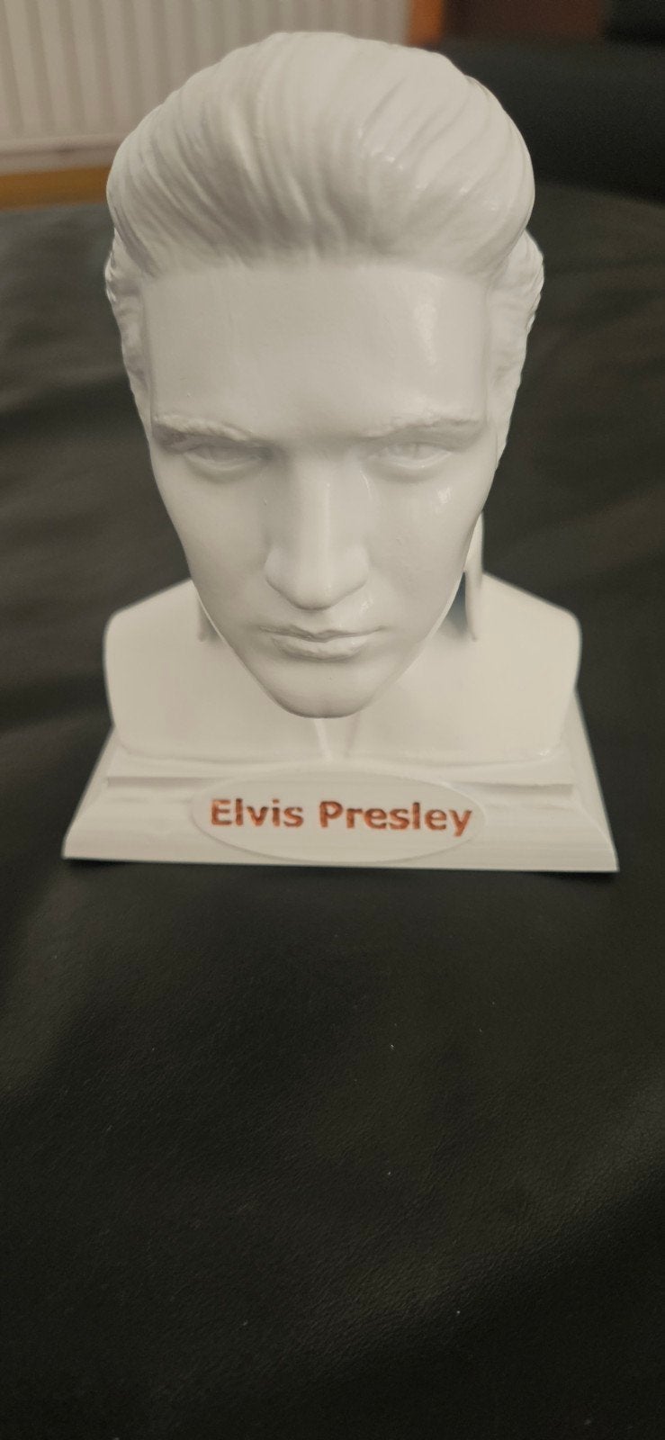 Elvis Presley buste – Wit kunststof beeld (Endeavour25 Paris, Ophalen of Verzenden, Nieuw