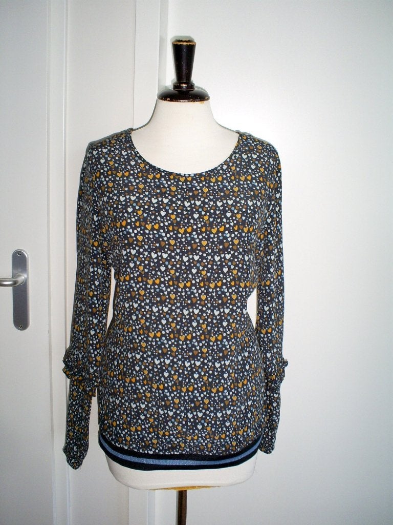 GEISHA blouse top mt. M ruche bij de mouw, Kleding | Dames, Maat 38/40 (M), Geisha, Zo goed als nieuw, Verzenden
