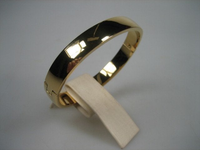 Italiaanse Goud double kleurige vergulde slavenarmband, Sieraden, Tassen en Uiterlijk, Verzenden, Nieuw, Goud, Overige materialen