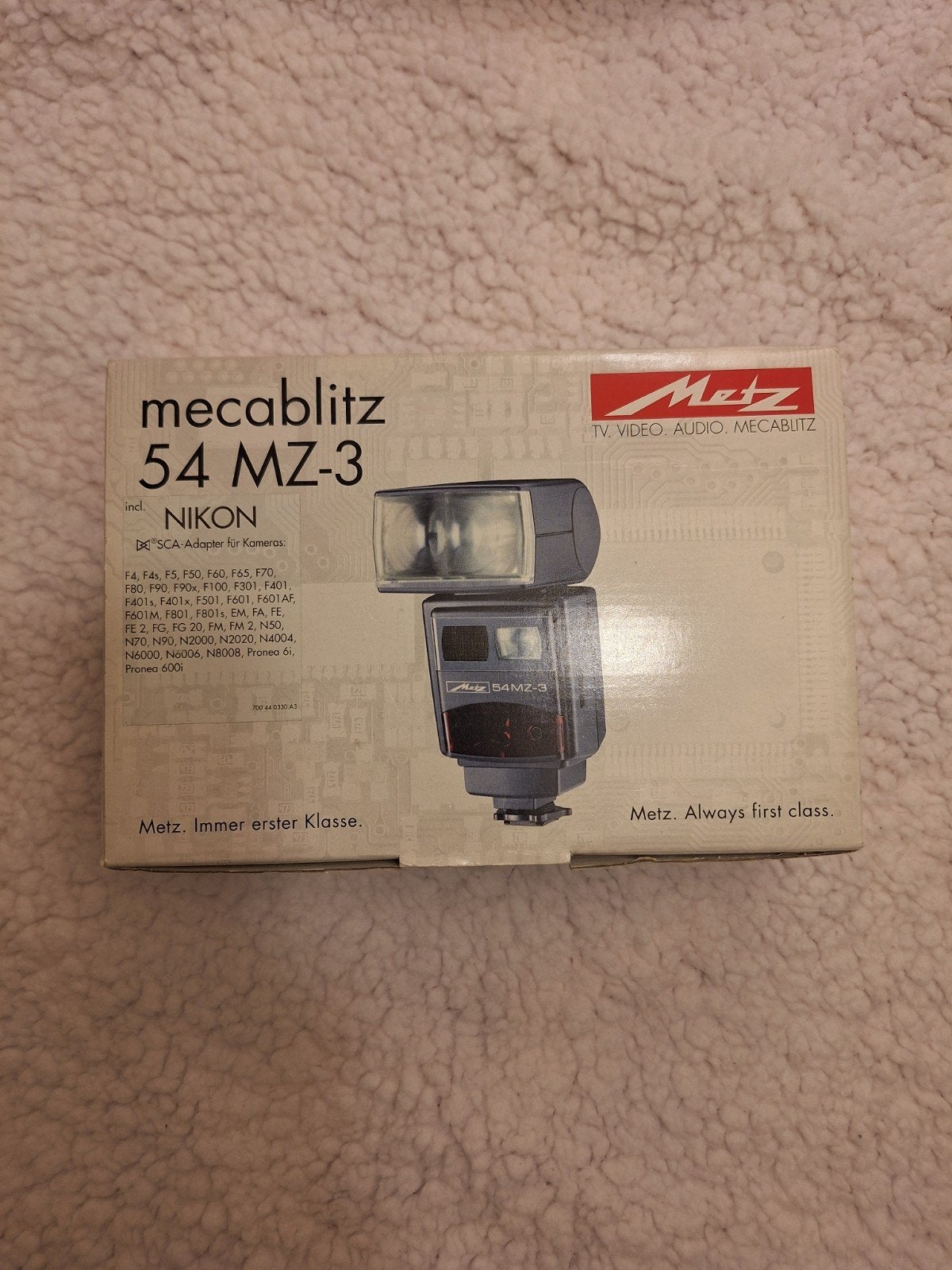 Metz Mecablitz 54 MZ-3 flitser voor Nikon, Audio, Tv en Foto, Nikon, Ophalen of Verzenden, Zo goed als nieuw, Flitslamp