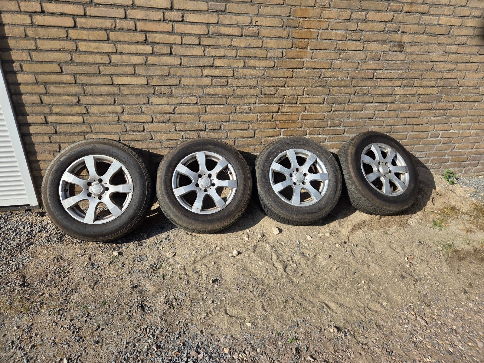 Velgen met banden, 16 inch, Banden en Velgen, Gebruikt, 215 mm