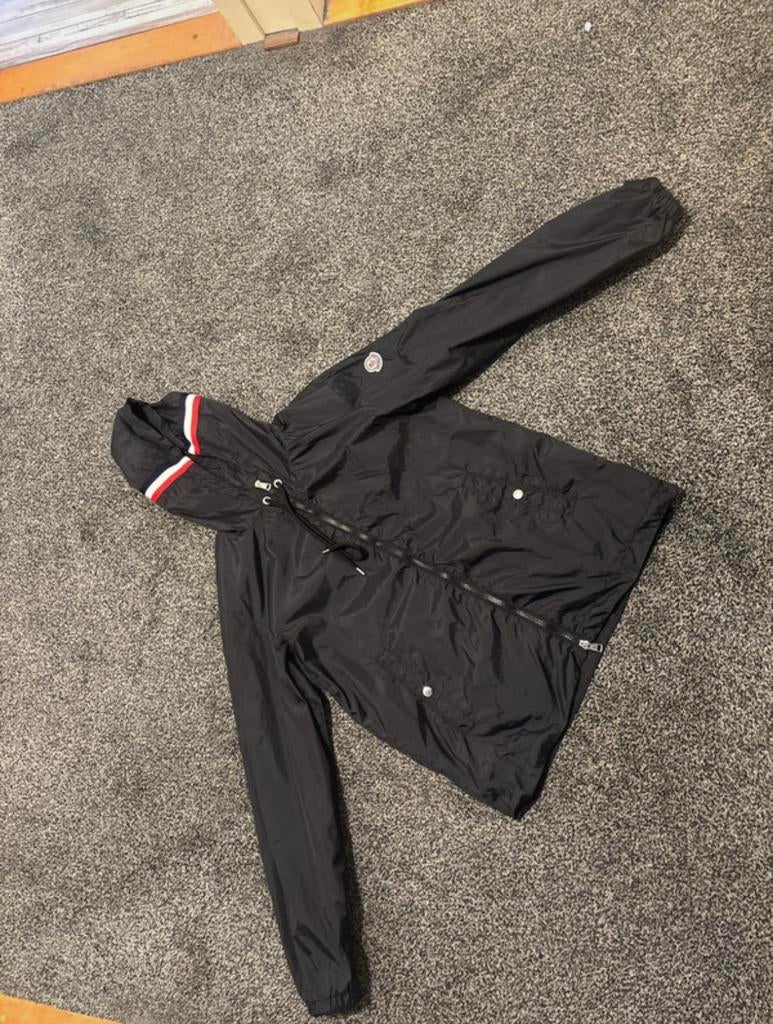 Moncler Windbreaker, Ophalen of Verzenden, Zo goed als nieuw, Zwart