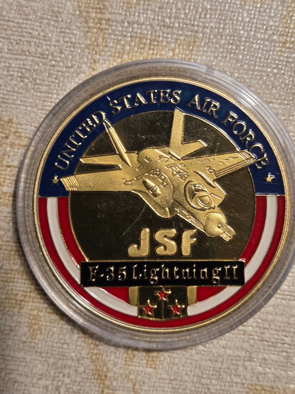 USAF F-35 Lightning II Challenge Coin, Ophalen of Verzenden, Nieuw