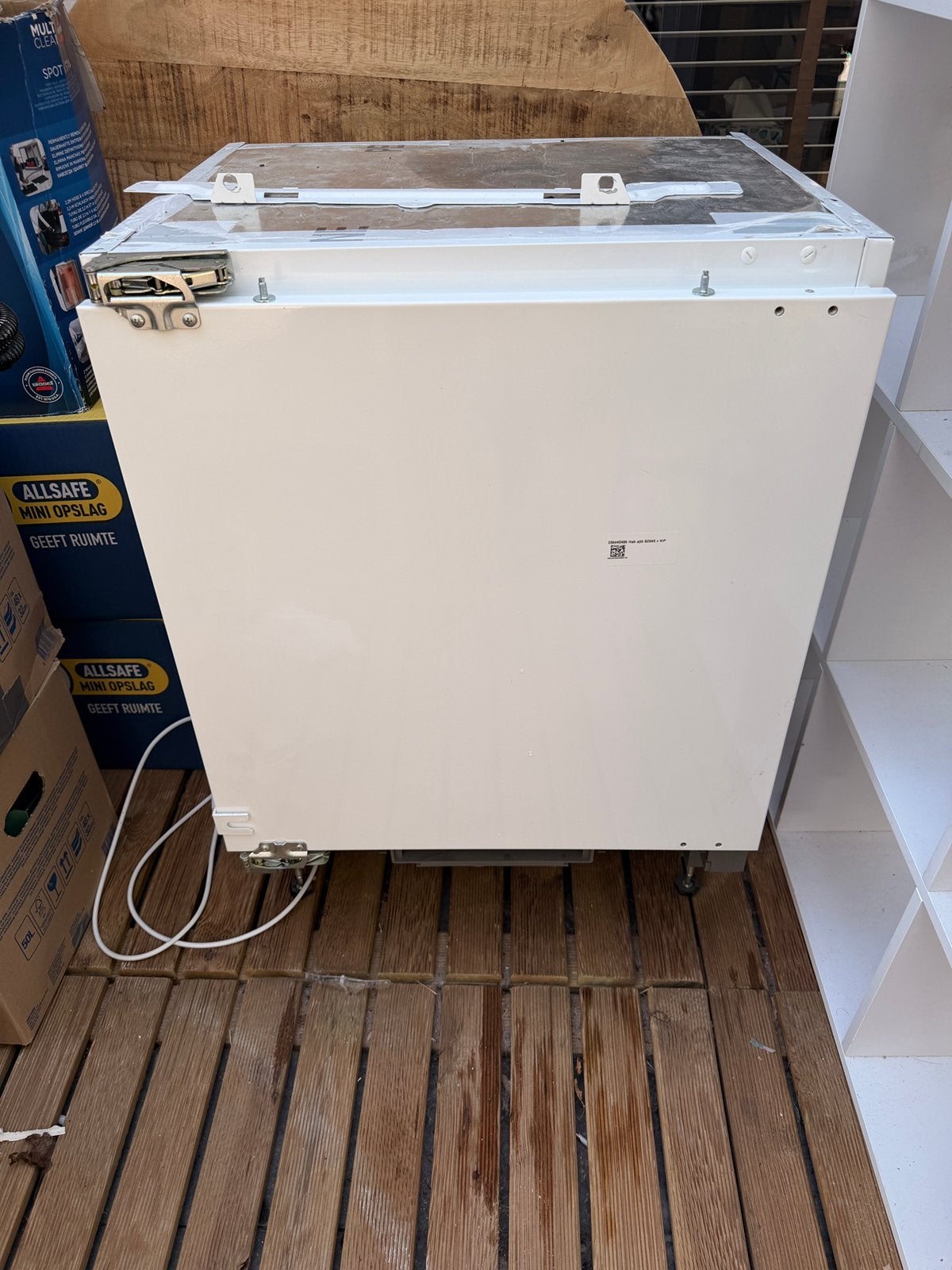 IKEA SMAFRUSEN inbouw koelkast, Witgoed en Apparatuur, Koelkasten en IJskasten, Ophalen, 150 tot 200 liter, Zonder vriesvak, Minder dan 85 cm
