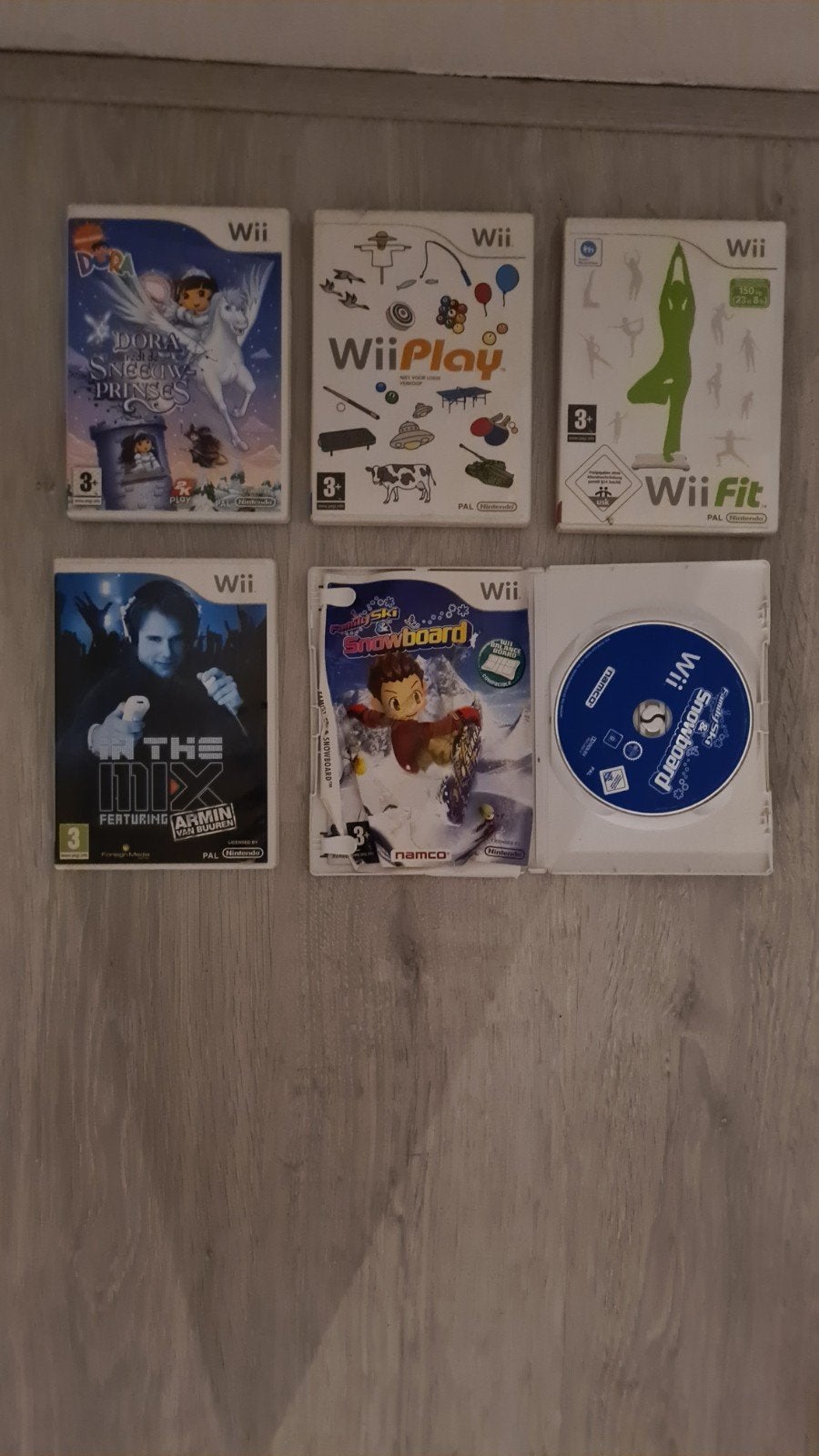 Wii Games Dora, Wii Play, Wii Fit, Ski & Snowboard, Spelcomputers en Games, Games | Nintendo Wii, Ophalen of Verzenden