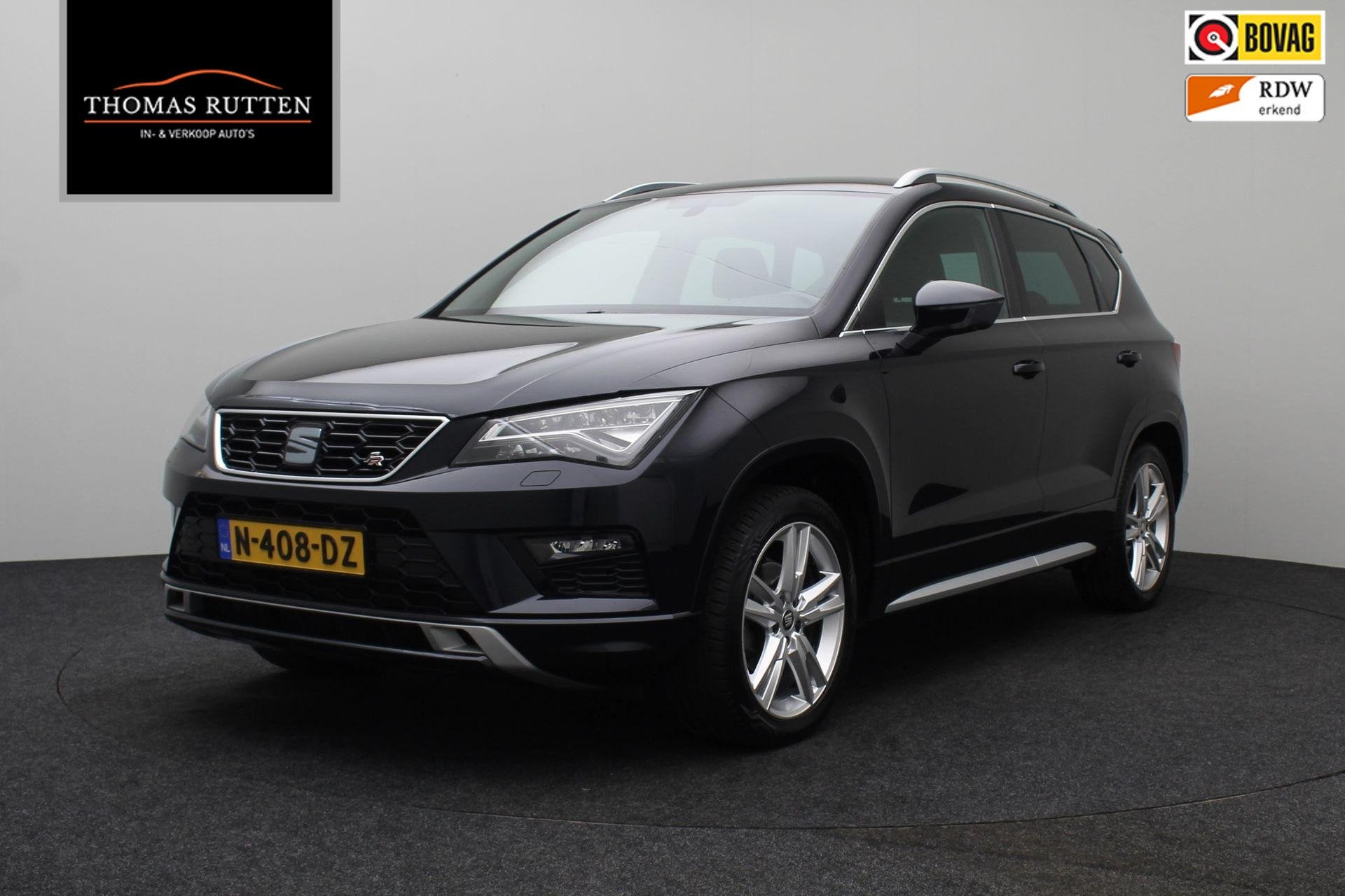 SEAT Ateca 1.5 TSI FR Business Intense Black 2020 | LPG | Na, Auto's, Stof, 4 cilinders, 150 pk, Ateca