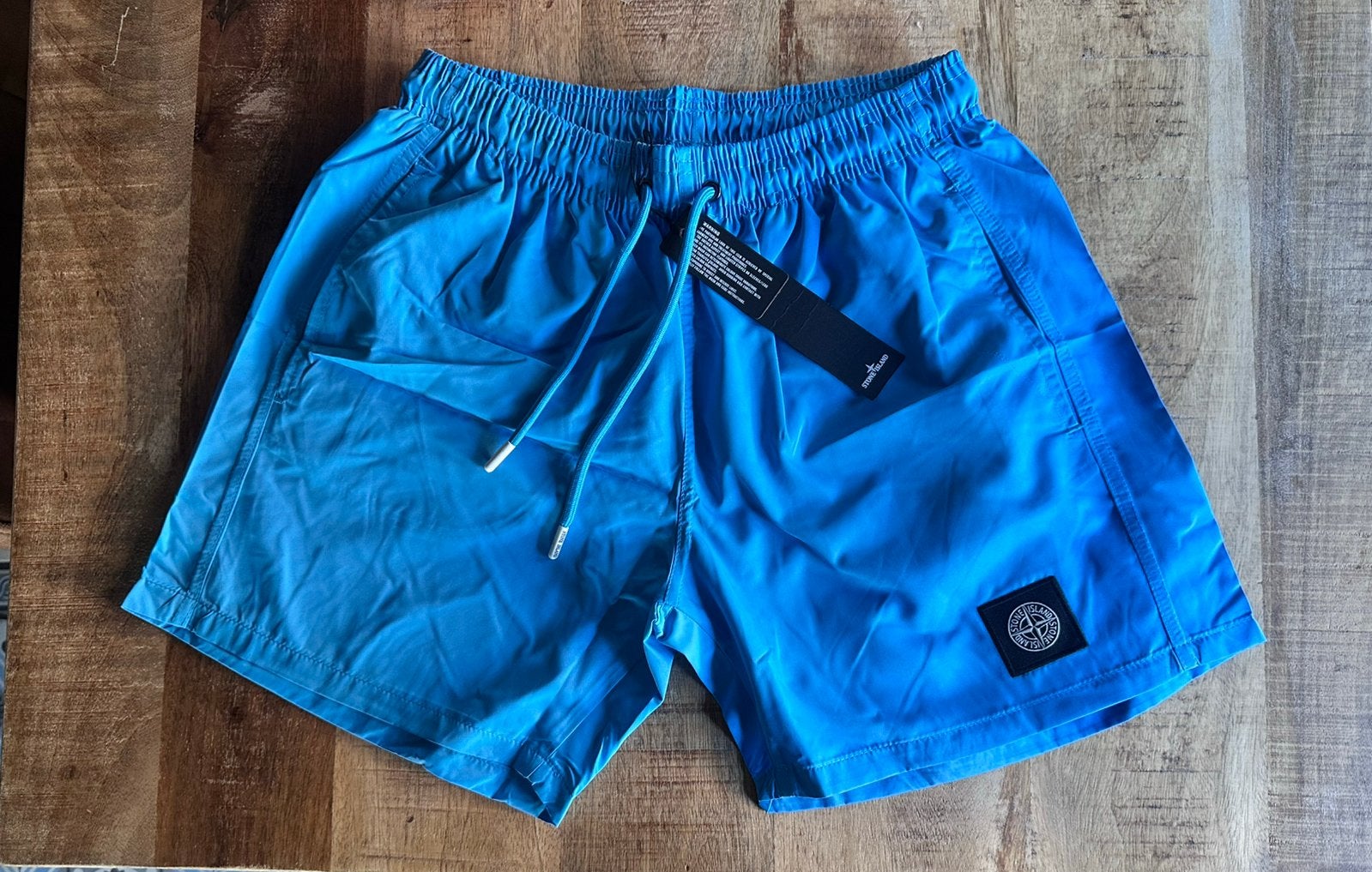 NIEUW! Stone island zwembroek lichtblauw - Maat M & L, Ophalen of Verzenden, Blauw, Zwemshort