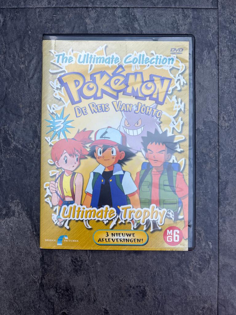 Pokémon: De Reis van Johto - Ultimate Trophy DVD, Vanaf 6 jaar, Ophalen of Verzenden, Gebruikt, Avontuur