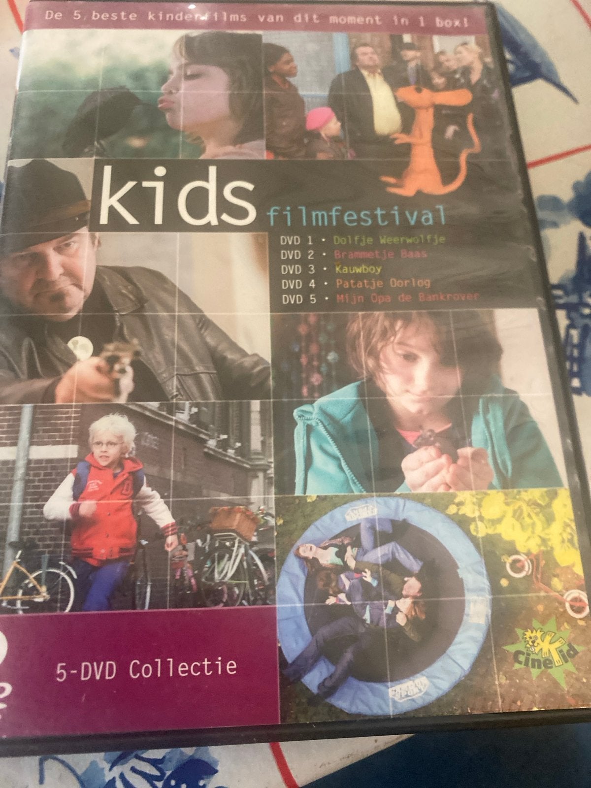 Kids Filmfestival 5-DVD Collectie (3 van de 5 DVD's aanwezig, Verzamelbox, Alle leeftijden, Zo goed als nieuw, Familie