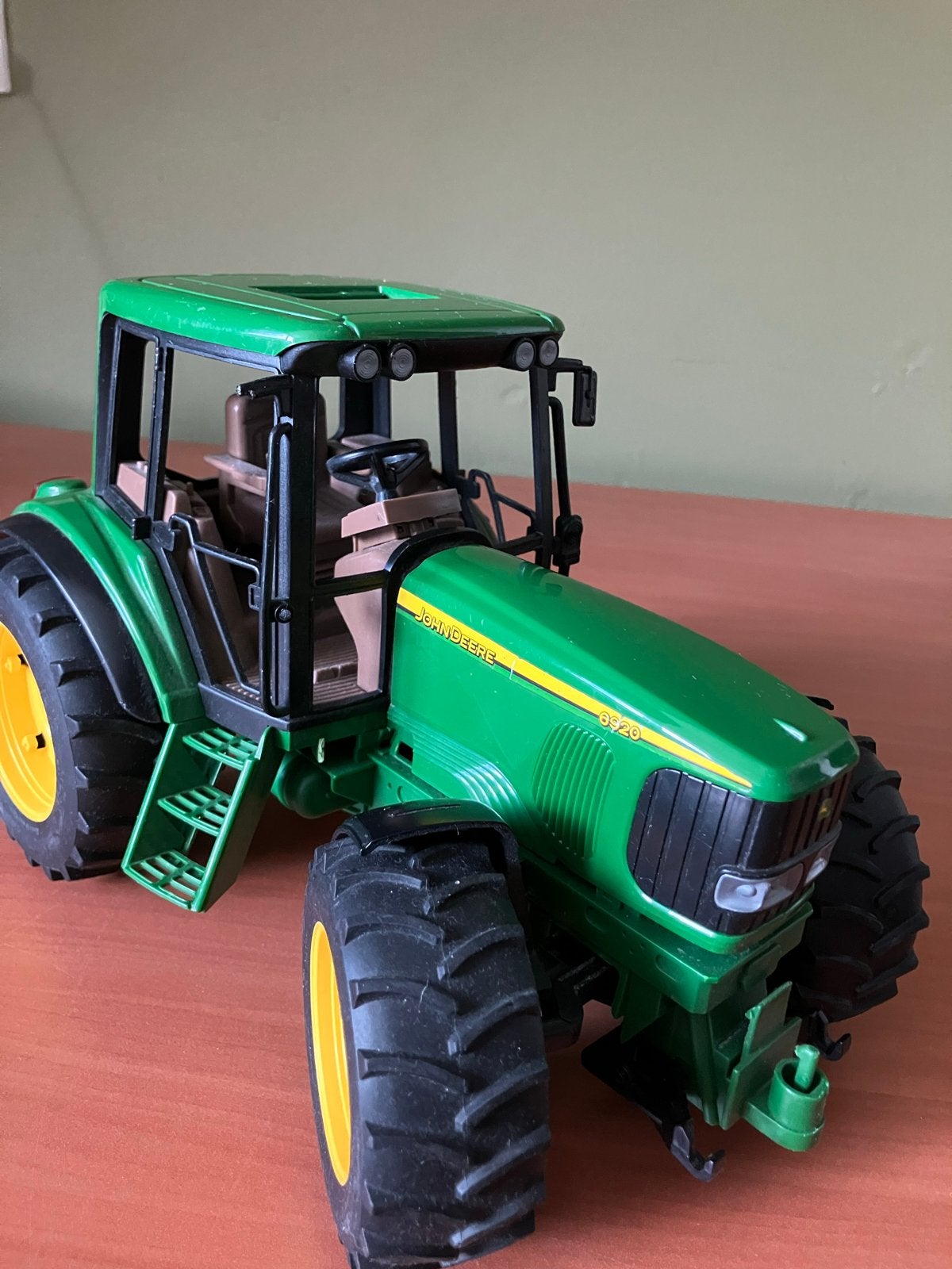 John Deere 6920 speelgoedtractor met aanhanger, Ophalen of Verzenden, Gebruikt