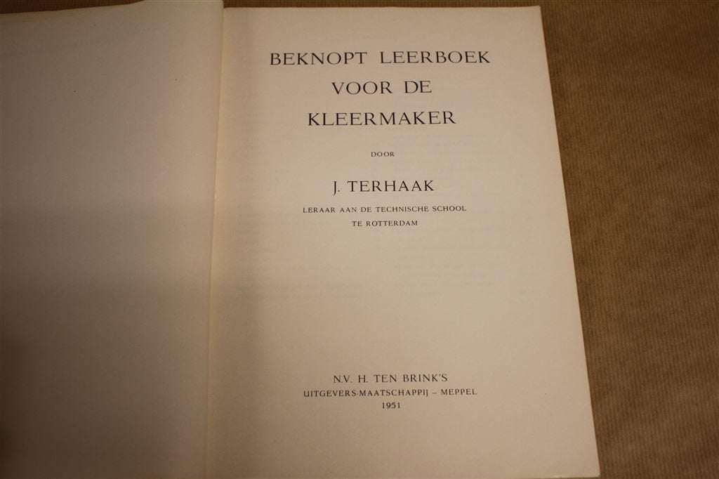 Leerboek voor de Kleermaker - 1951, Ophalen of Verzenden, Gelezen, Mode algemeen