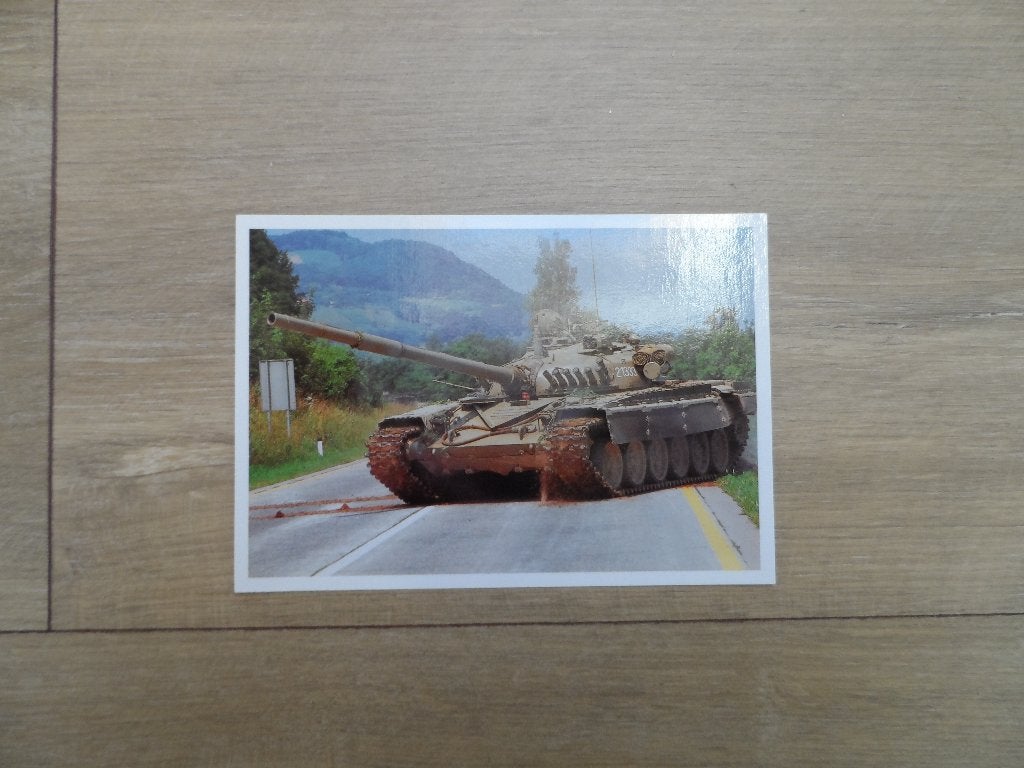 Ansichtkaart Kroatische T72 60, Ophalen of Verzenden, Landmacht, Nederland