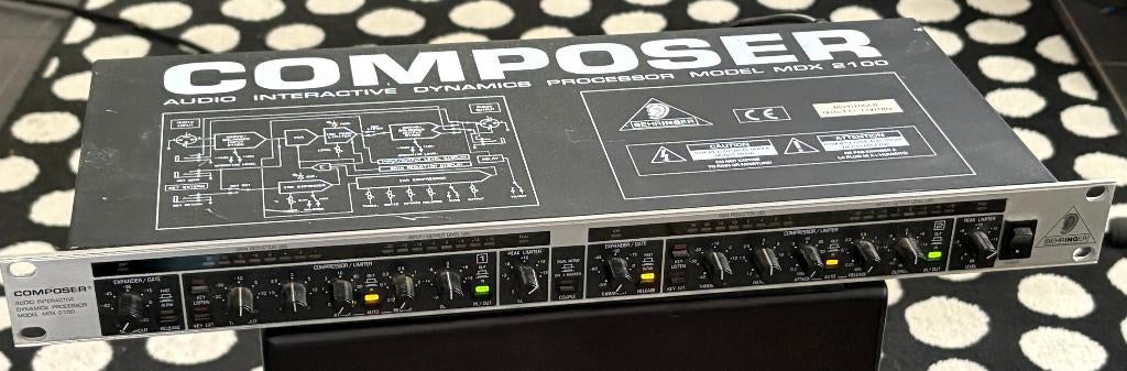 Behringer Composer Pro MDX2100 – compressor/limiter/gate, Muziek en Instrumenten, Effecten, Gebruikt, Compressor, Ophalen of Verzenden