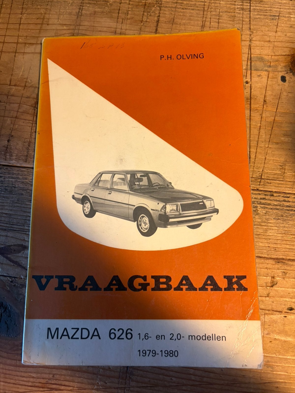 VRAAGBAAK MAZDA 626 1,6- en 2,0- modellen 1979-1980, Ophalen
