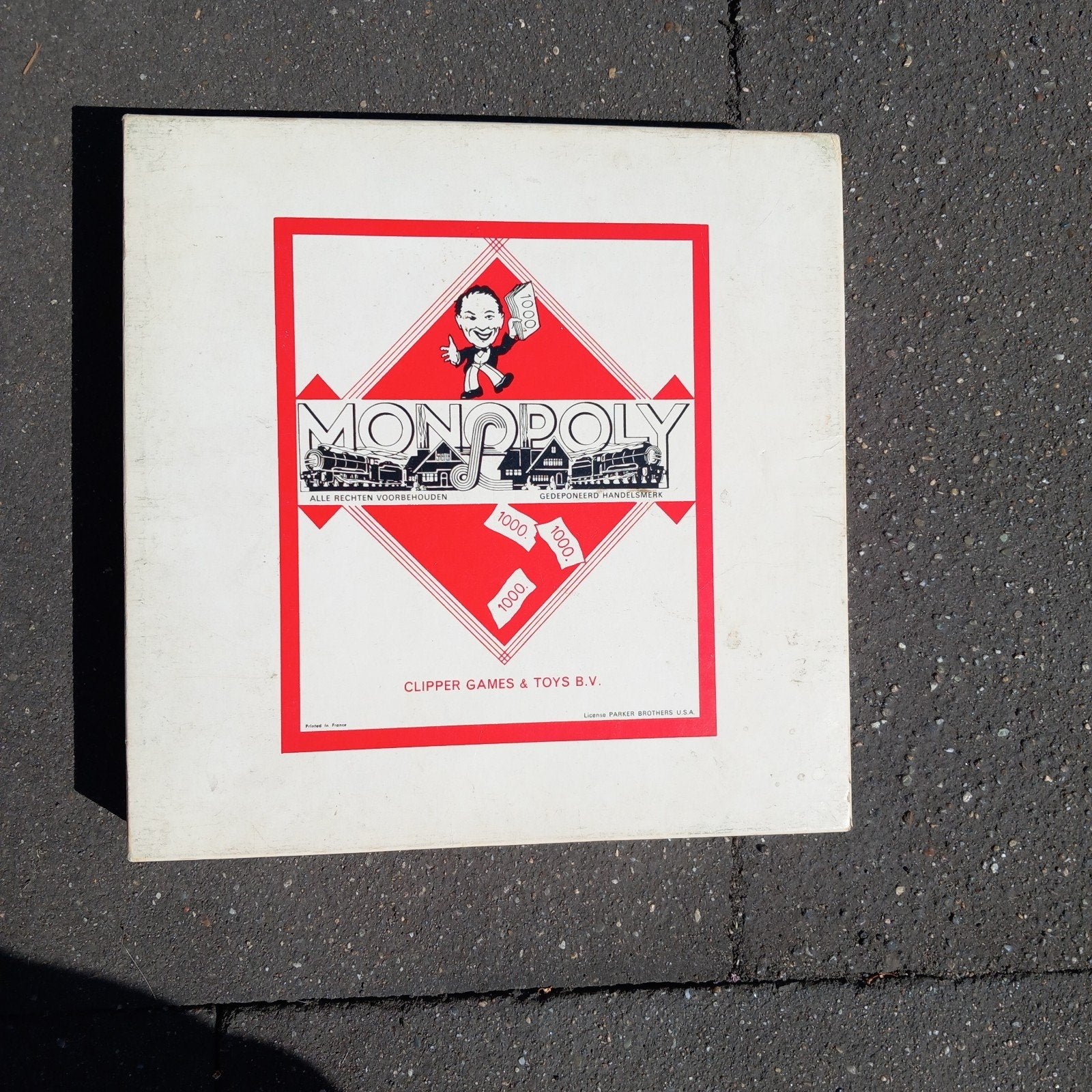 Monopoly Bordspel - Klassieke Editie, Drie of vier spelers, Ophalen of Verzenden, Gebruikt, Clipper Games & Toys B.V.
