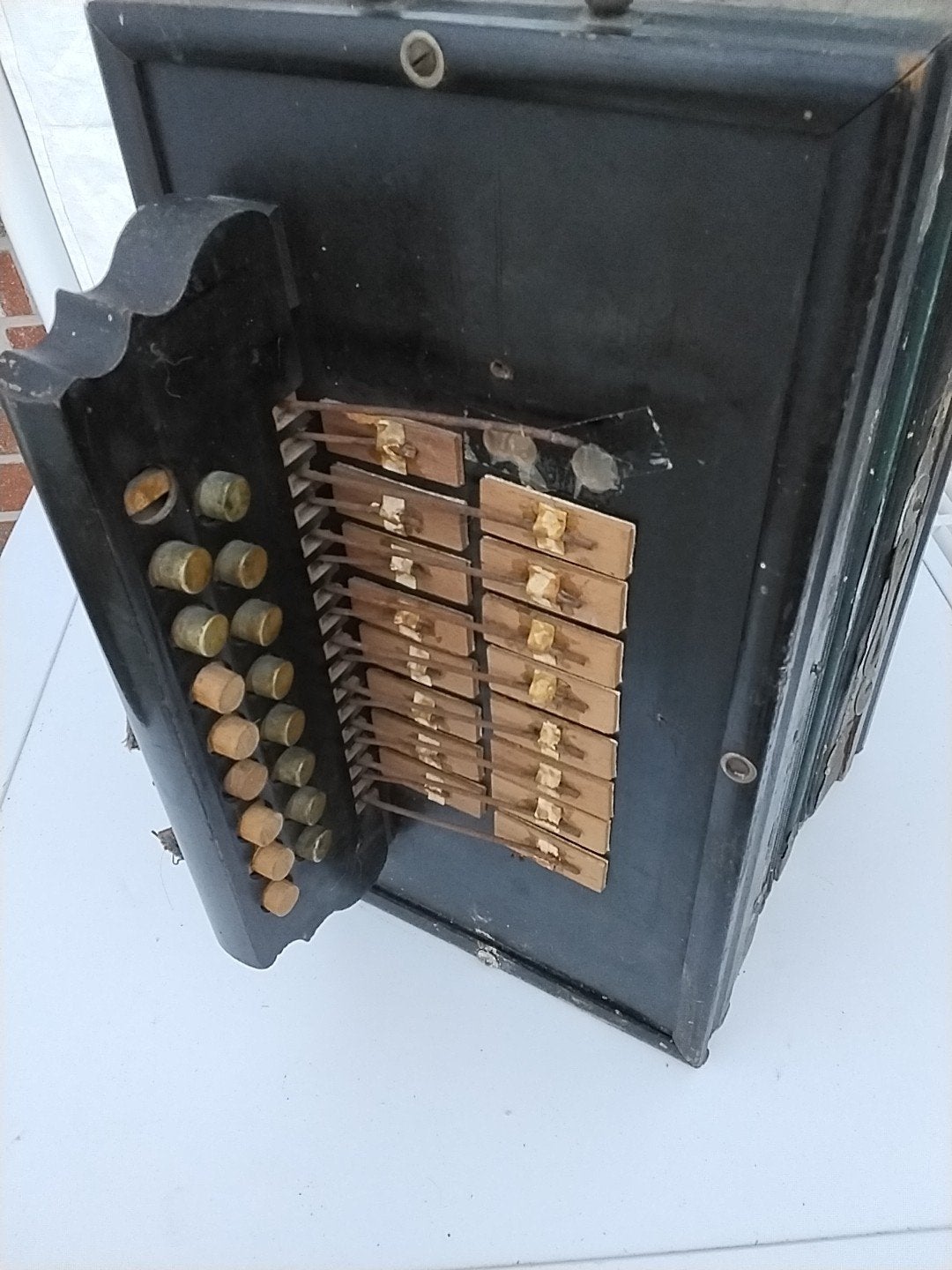 Antieke Accordeon - Decoratief of voor Restauratie, Overige merken, Gebruikt, Met riemen, Overige formaten
