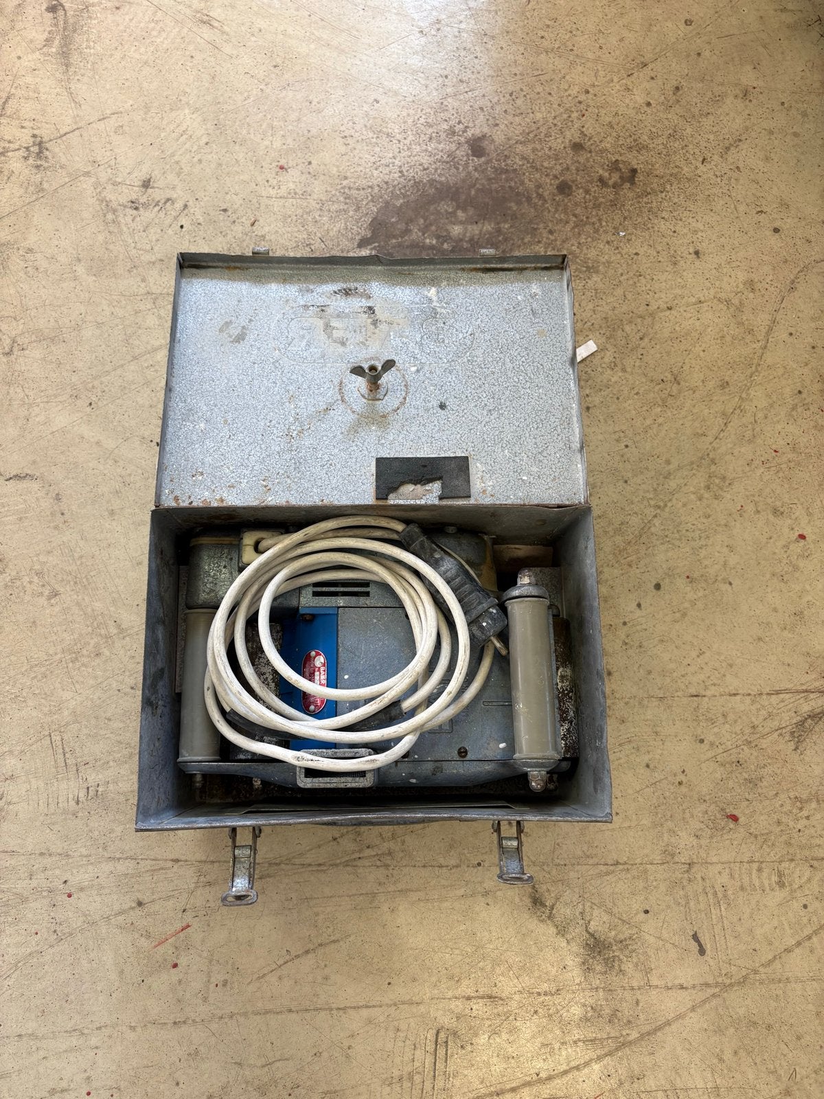 Baier MF631 Muurfrees in metalen koffer, Ophalen, Gebruikt