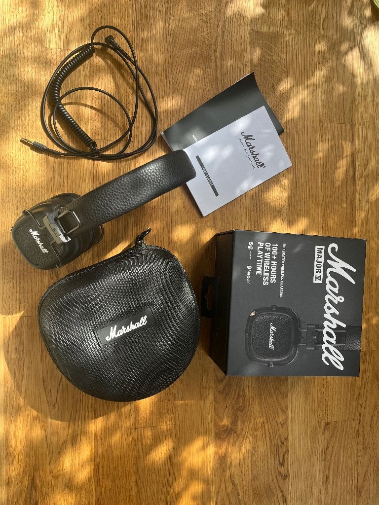 Marshall Major V, Overige typen, Zo goed als nieuw, AUX-ingang, Minder dan 60 watt
