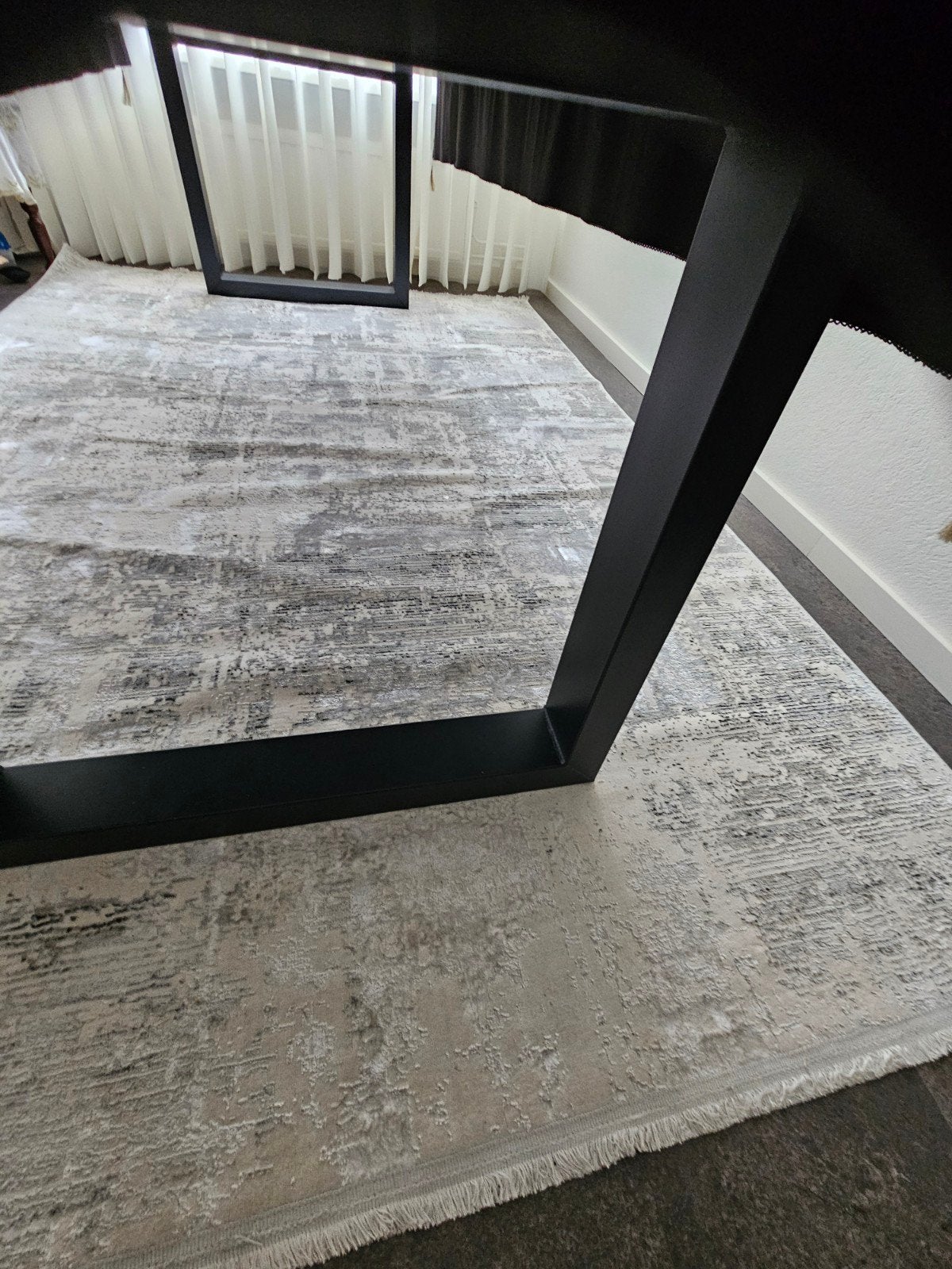Modern grijs vloerkleed 'Sydney' van Merinos (240x340 cm), 200 cm of meer, Ophalen of Verzenden, Zo goed als nieuw, 200 cm of meer