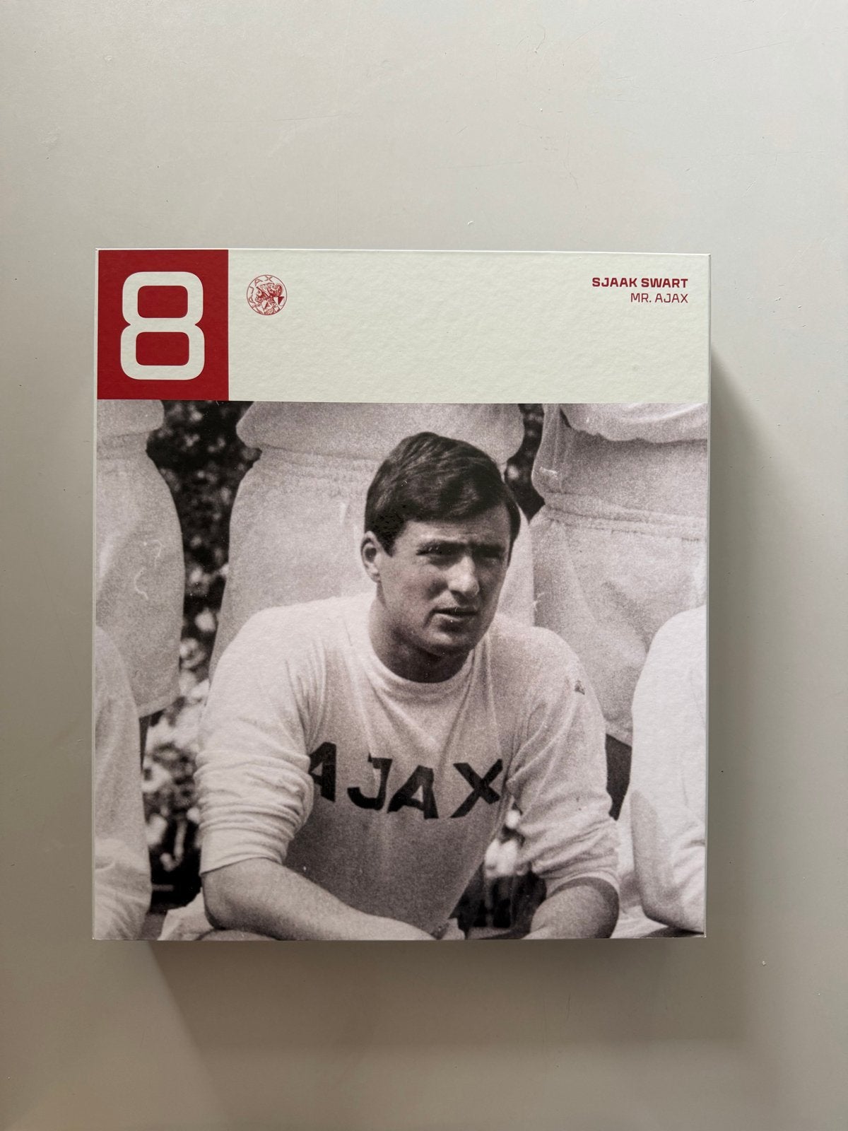 Ajax Sjaak Swart Mr. Ajax T-shirt Limited Edition Maat L, Ophalen of Verzenden, Nieuw, Maat 52/54 (L), Wit