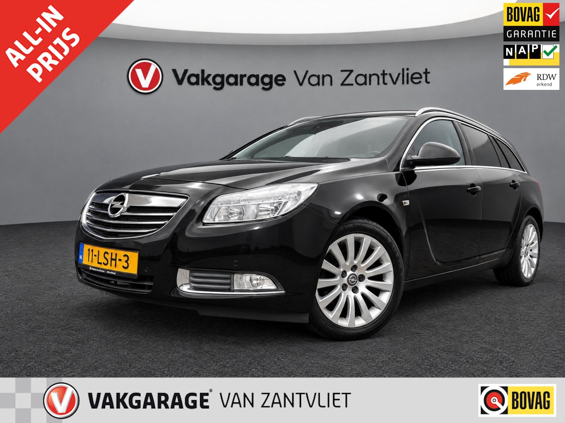Opel Insignia Sports Tourer 1.6 T Edition (12 mnd BOVAG-gara, Stof, Gebruikt, Zwart, 4 cilinders