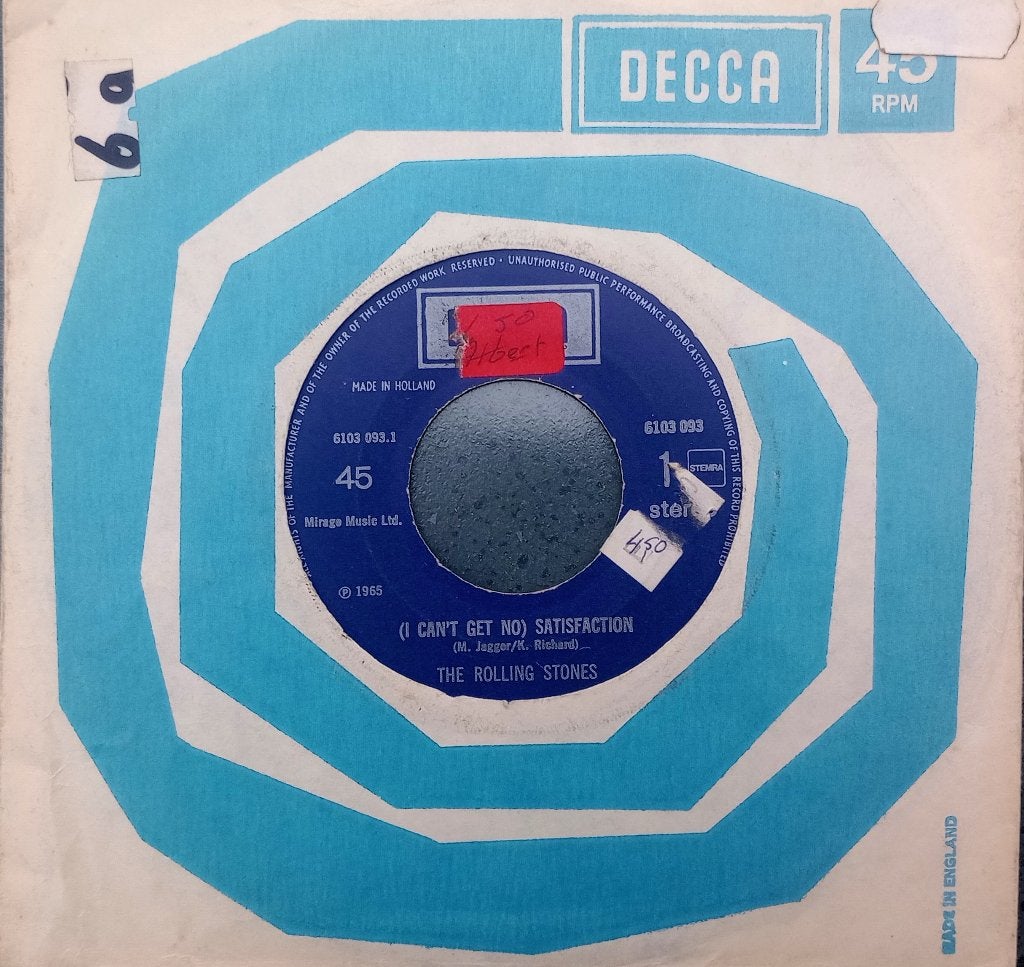 The Rolling Stones – (I Can't Get No) Satisfaction, Ophalen of Verzenden, Gebruikt, 7 inch, Pop