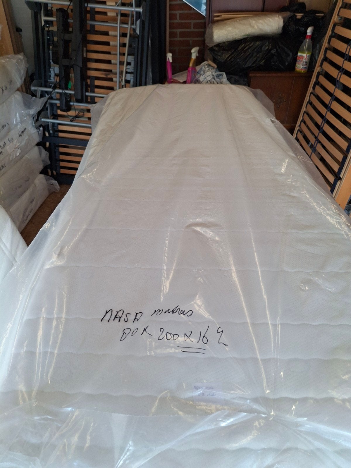 1 NASA matras 80 x 200 cm., Eenpersoons, Ophalen of Verzenden, Zo goed als nieuw, 80 cm