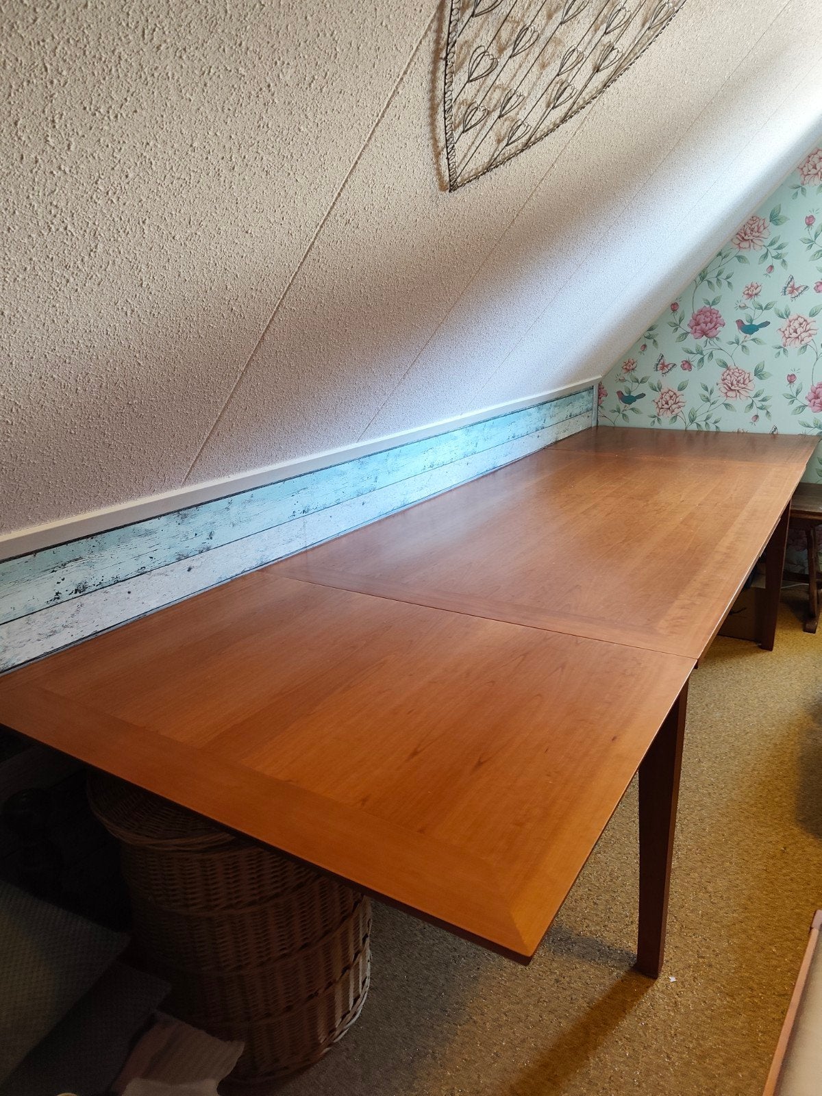 Mooie uitschuifbare eettafel, Gebruikt, Klassiek, 200 cm of meer, Vijf personen of meer